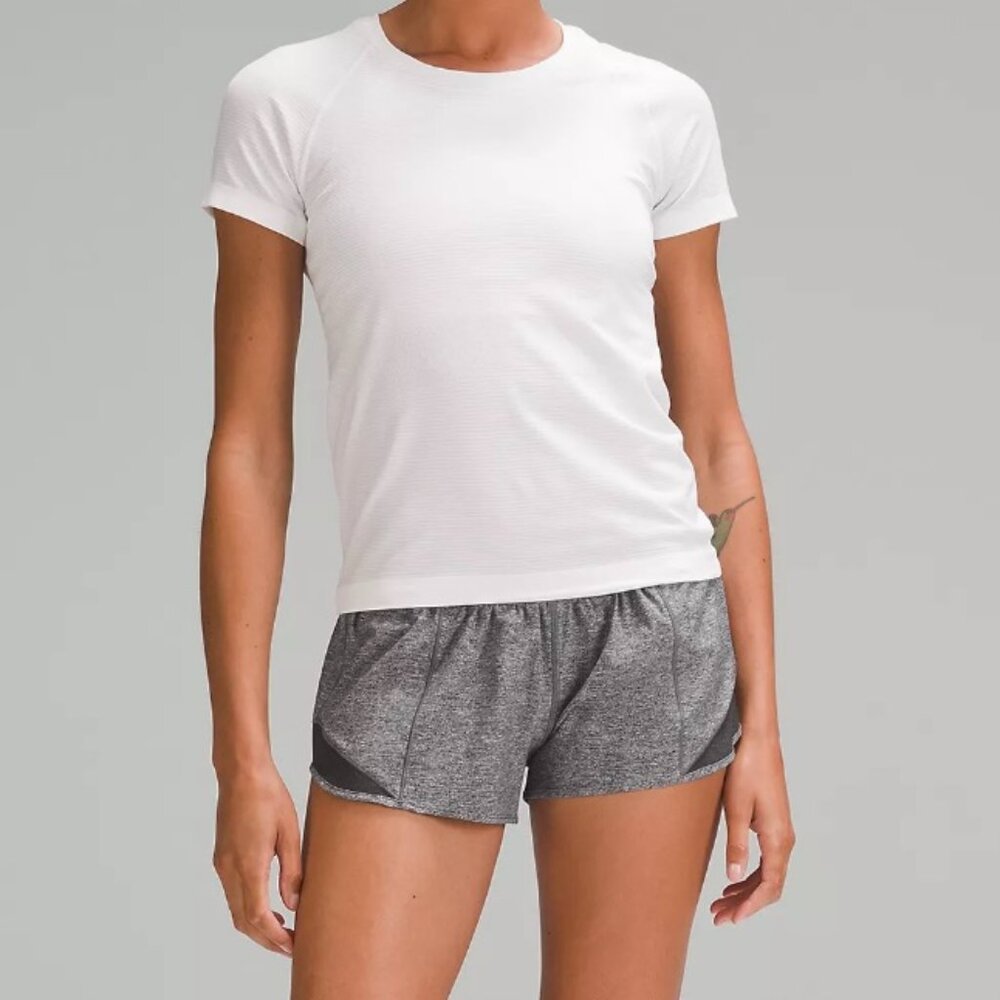 Lululemon Shorts 2.5" Heather Gray (4)